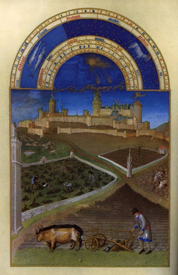 Les trs riches heures du Duc de Berry: Mars (March) wf